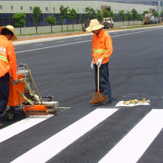 西藏西藏道路斑马线施工,斑马线划线,道路斑马线